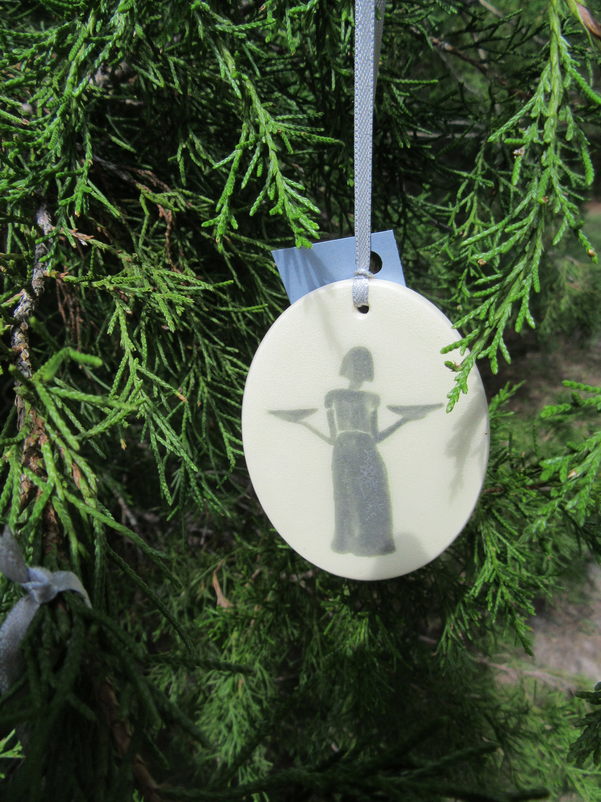 Ornament/Bird Girl/Stoneware