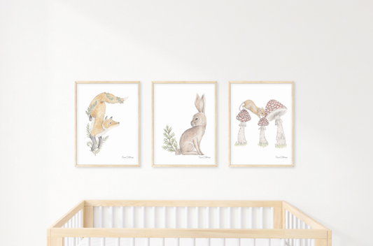 Woodland Alphabet Single Initials by Erica Catherine Gallery 209