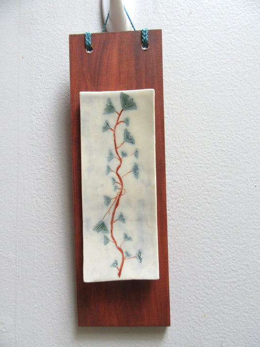 Tile/Wall Hanging/Stoneware - Gingko