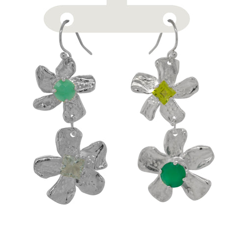 Double Fleur Earrings