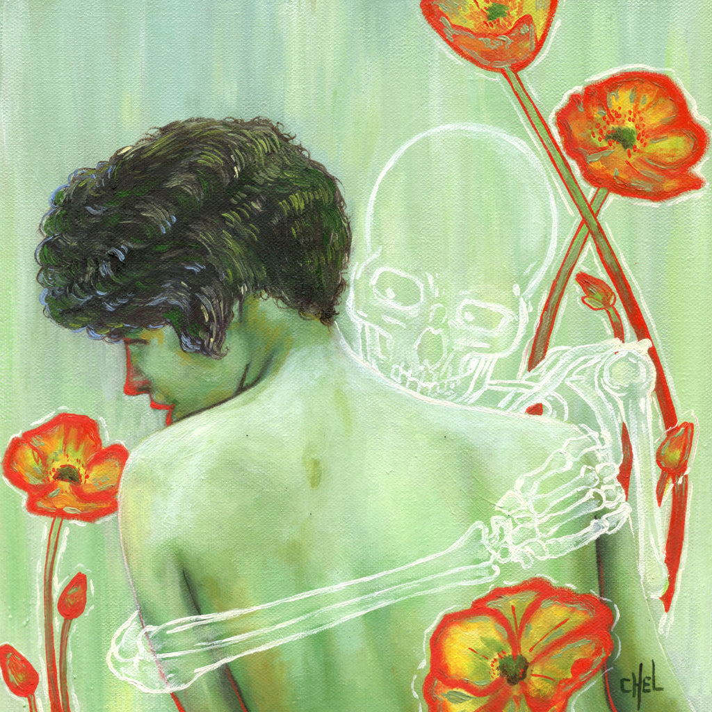 A Friendly Embrace Print