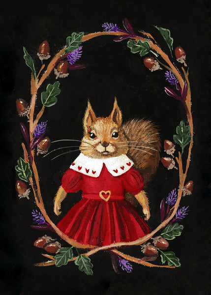 Annie Oakey Squirrel Print