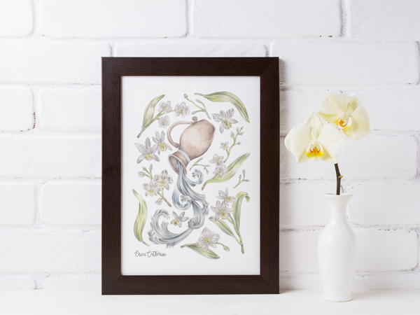 Aquarius Zodiac Sign Print