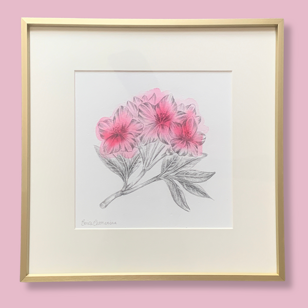 Azalea Study Original Artwork