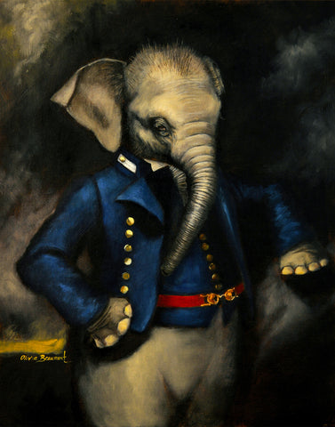 Basil Elephant Print