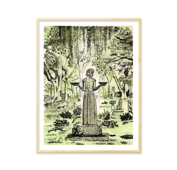 Bird Girl - Art Print