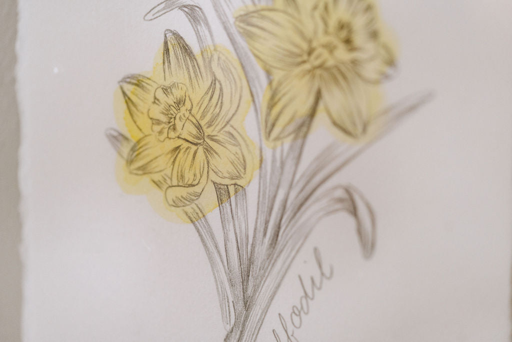Birth Flower Original Artwork