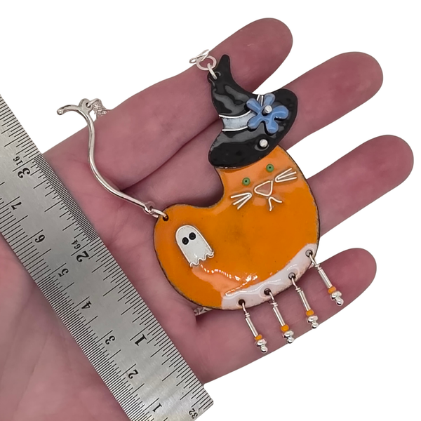 Boo Potato Cat Necklace