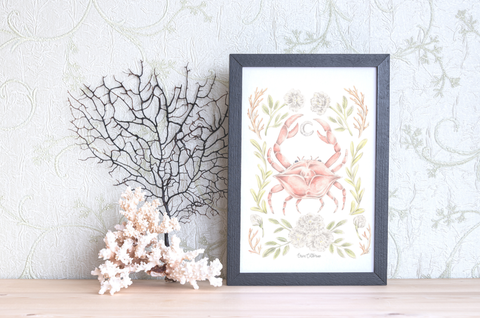 Cancer Zodiac Sign Print