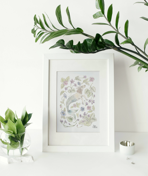 Capricorn Zodiac Sign Print