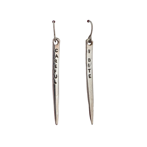 Careful, I Bite Earrings
