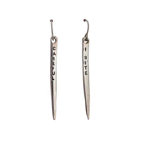 Careful, I Bite Earrings