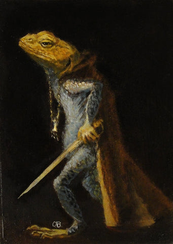 Cavalier Lizard Print