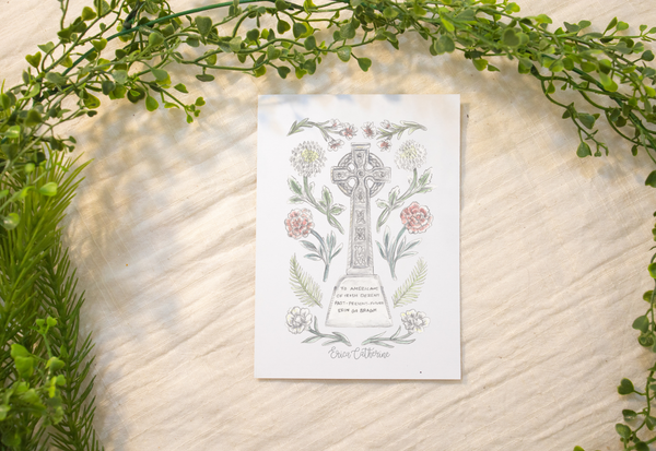 Celtic Cross Monument Print