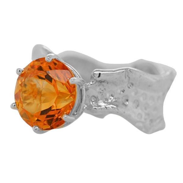 Citrine Waterfall Ring
