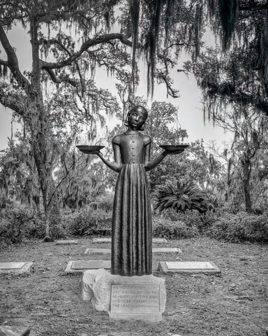 Composite of Bird Girl Statue