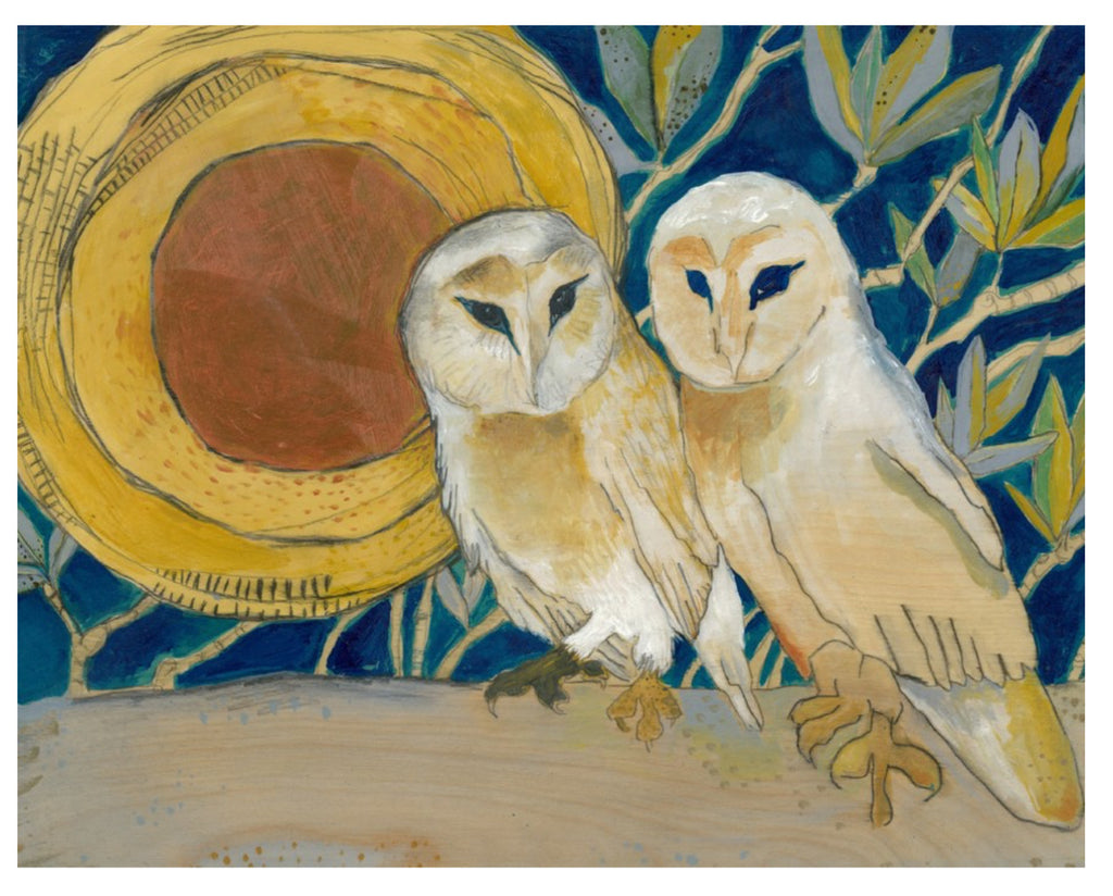Copper Moon Barn Owl