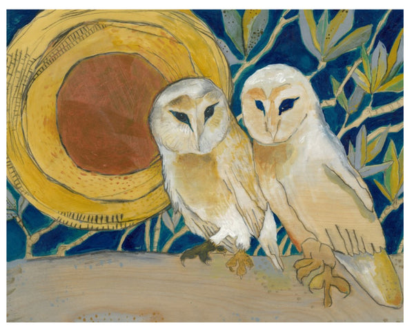 Copper Moon Barn Owl
