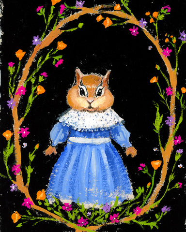 Dorothea Chipmunk Print