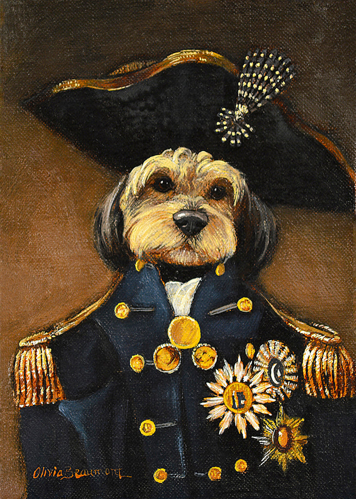 Duke Wolfy Terrier Dog Print
