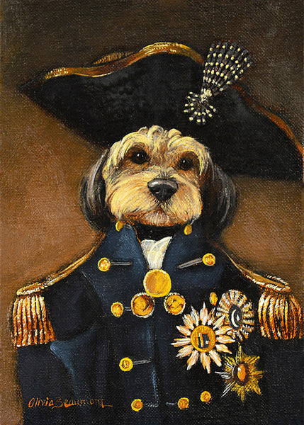 Duke Wolfy Terrier Dog Print