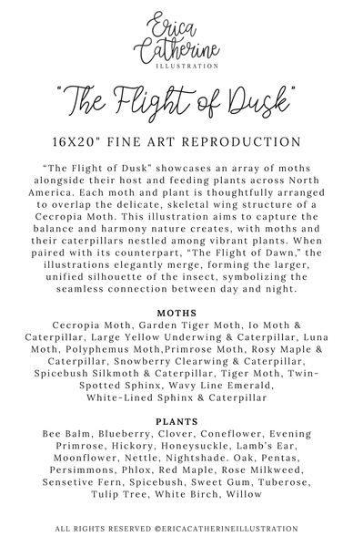 The Flight of Dusk Print