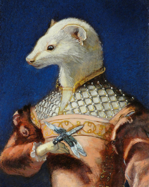 Eleanora of Steel Ferret Print