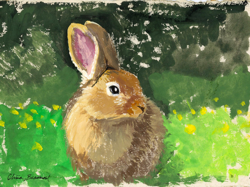 Fairytale Meadow Rabbit Print