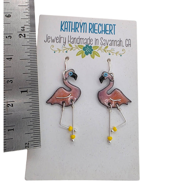 Flamingo Earrings