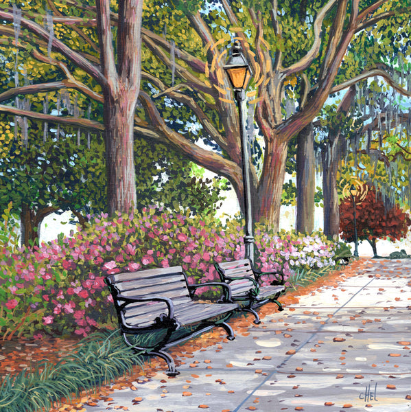 Forsyth Benches Print