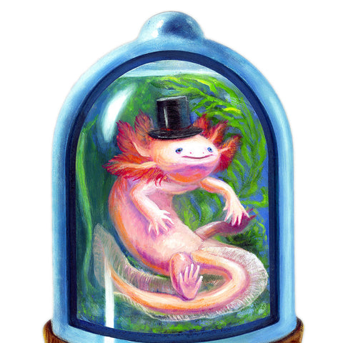 Axolotl Art - Fred Fizzyplop