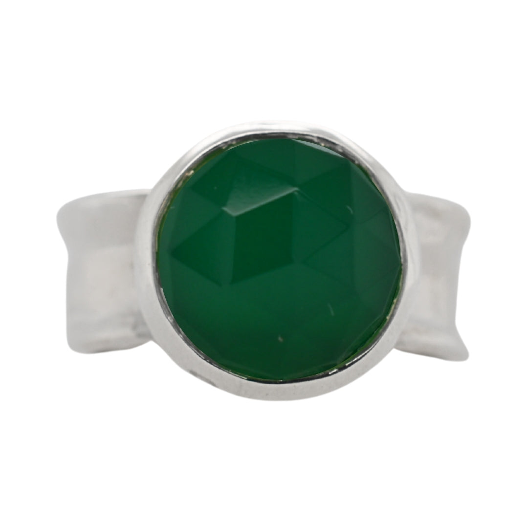 Green Onyx Crystal Cove Ring