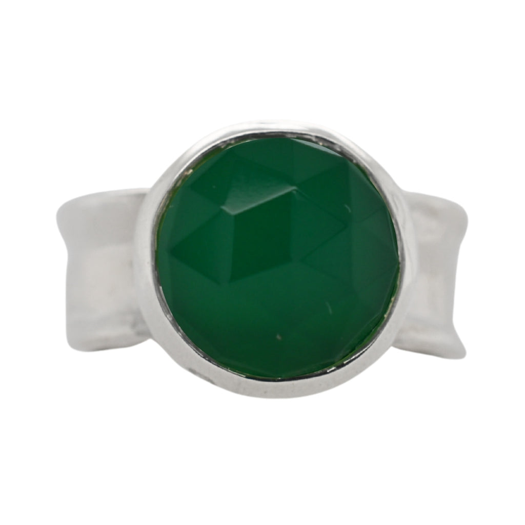 Green Onyx Crystal Cove Ring