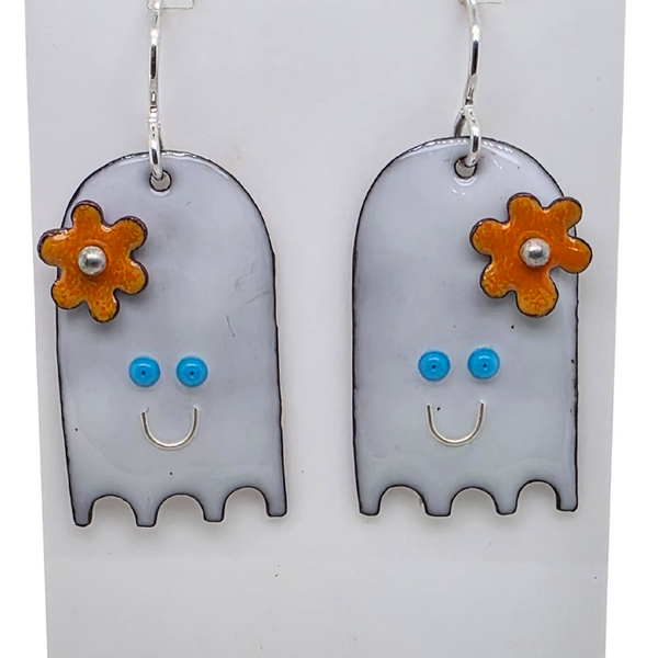 Happy Ghost Earrings
