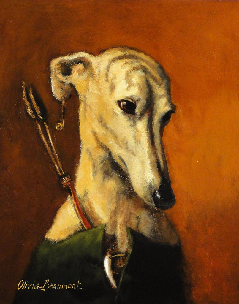 Huntress Greyhound Print