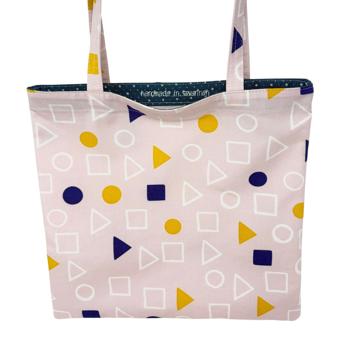 Simple Tote - Pink Geometry