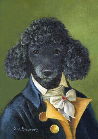 Jeane Piere Poodle Print