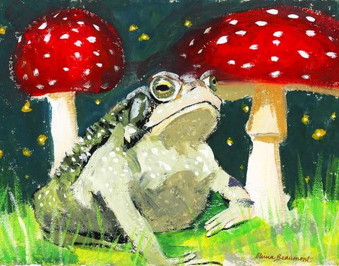 Just Listen Toad Print