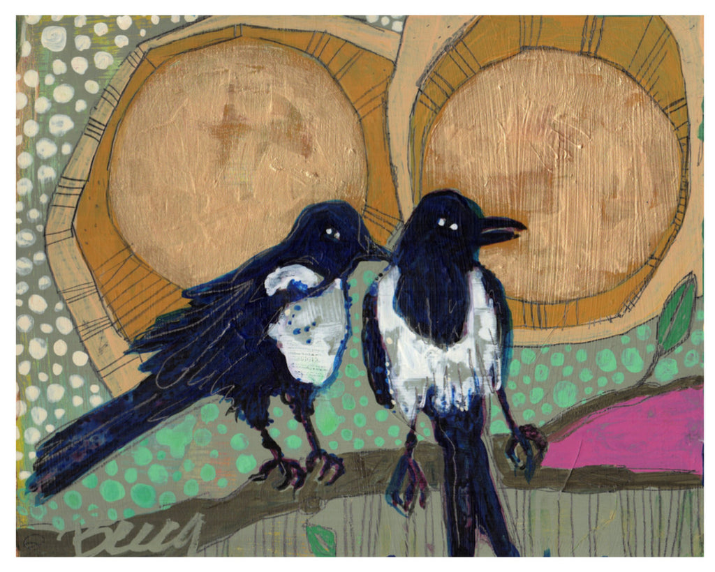 Kissey Face Magpies