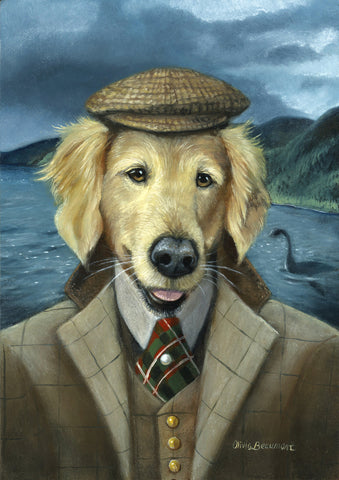 Kona at LochNess Golden Retriever Print