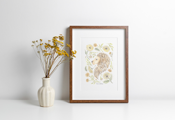 Leo Zodiac Sign Print