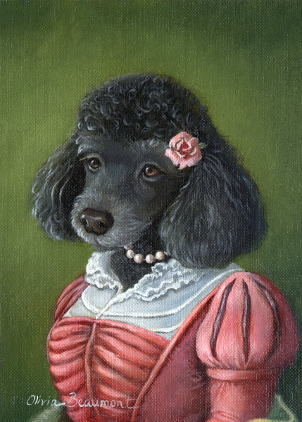 Lily Rose Poodle Print