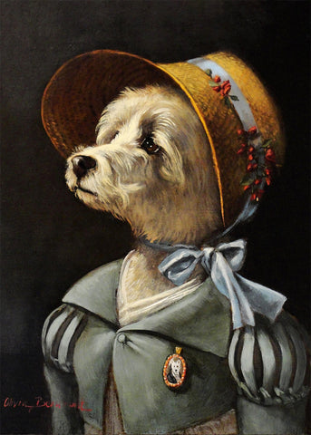 Lizzie Westie Print