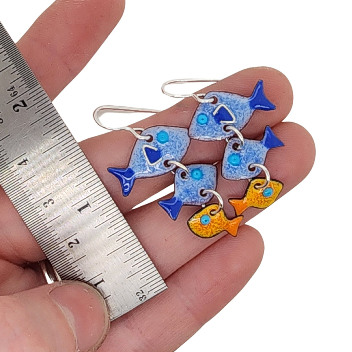 Make Waves 3 Fish Earrings