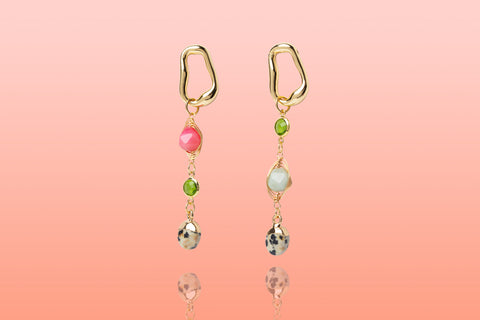 Martina Mixed Media Earrings