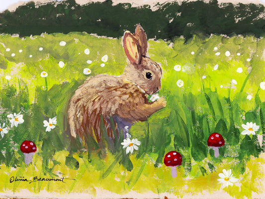 Meadow Sweet Rabbit Print