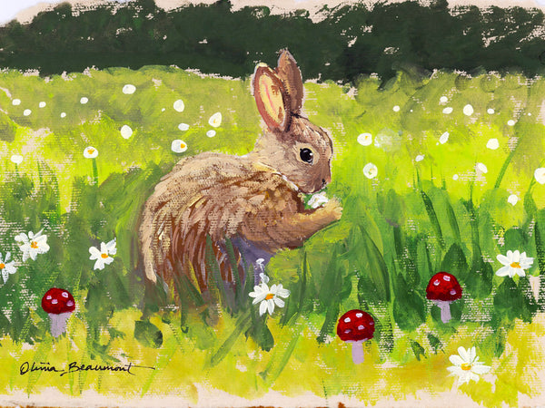 Meadow Sweet Rabbit Print