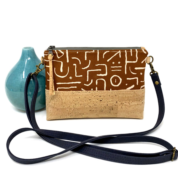 Mini Crossbody, Fabrick & Cork