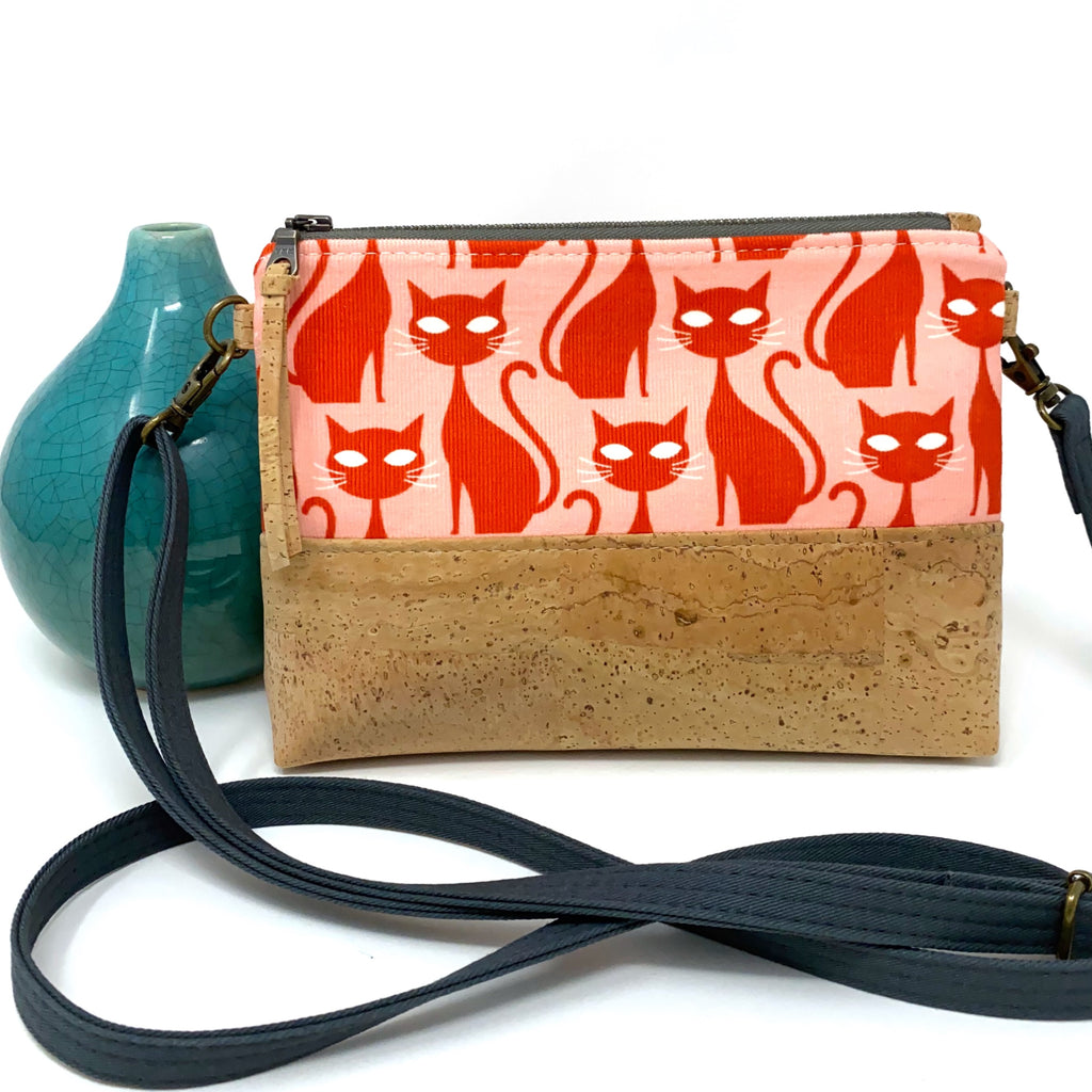 Mini Crossbody, Fabrick & Cork
