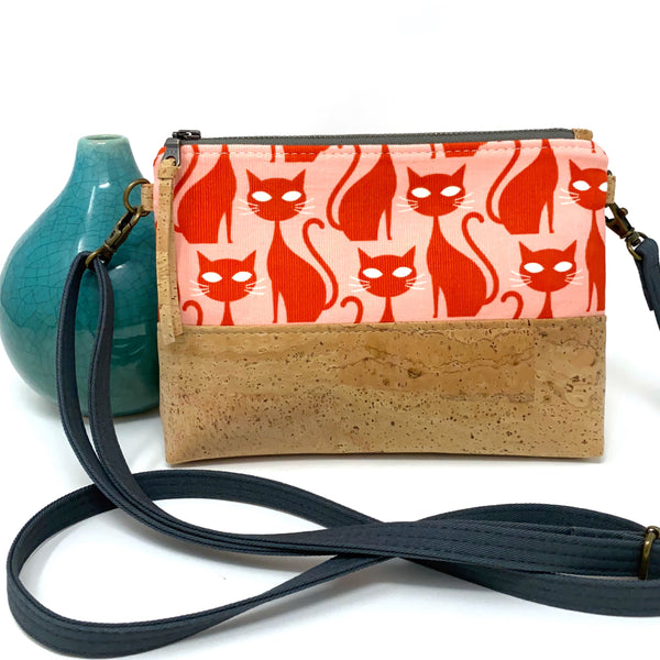 Mini Crossbody, Fabrick & Cork